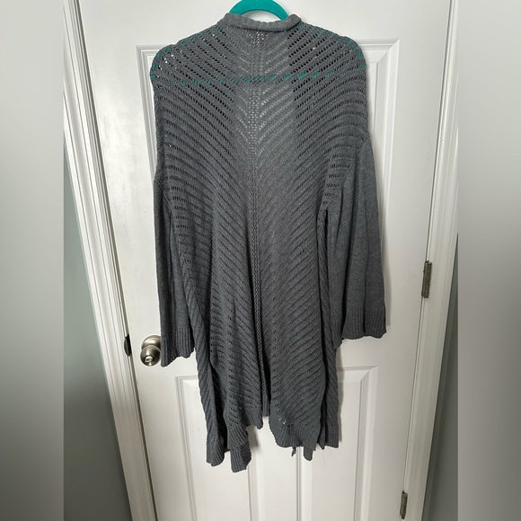 Long gray cardigan - Picture 3 of 5